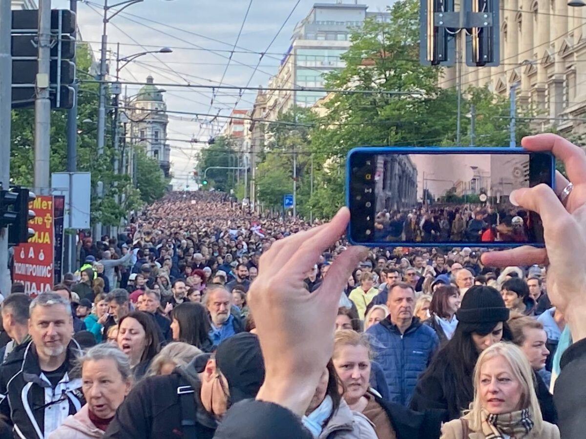 Protest Srbija protiv nasilja