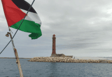 Palestinska zastava na flotili