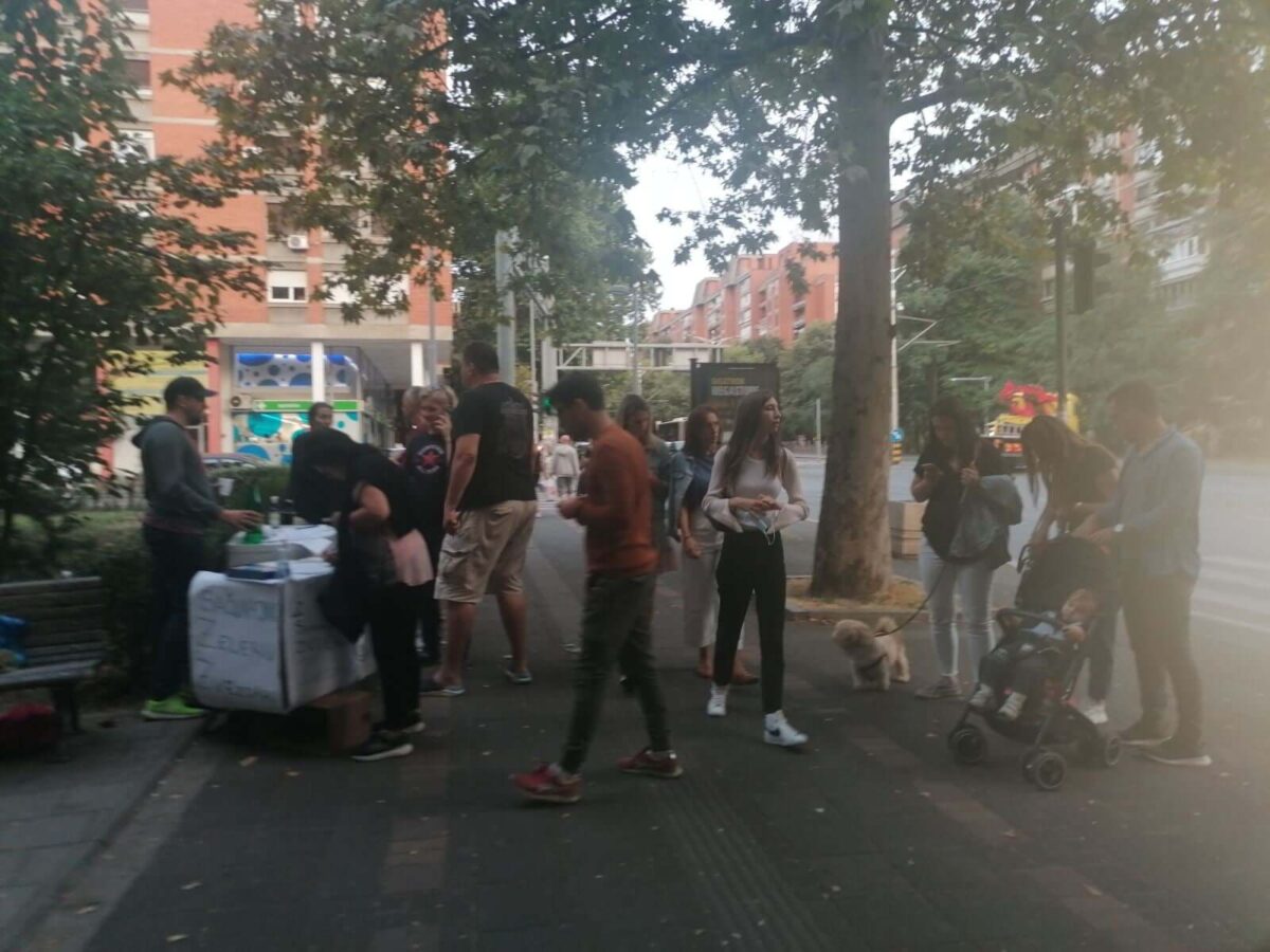 Prikupljanje potpisa za peticiju na Zvezdari