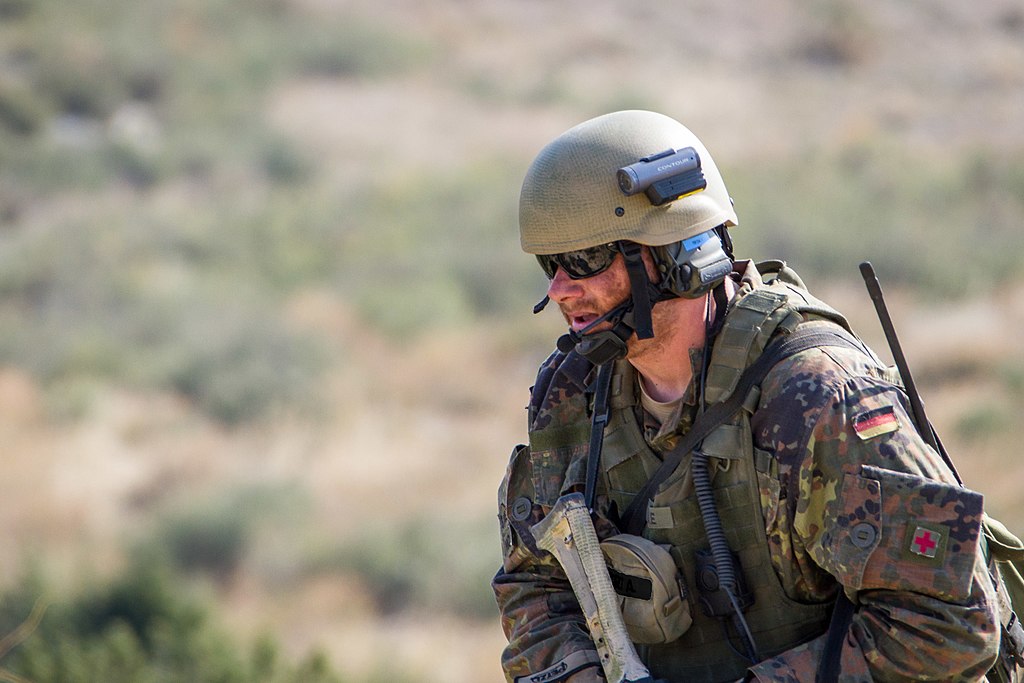 nemački vojnik na vežbi