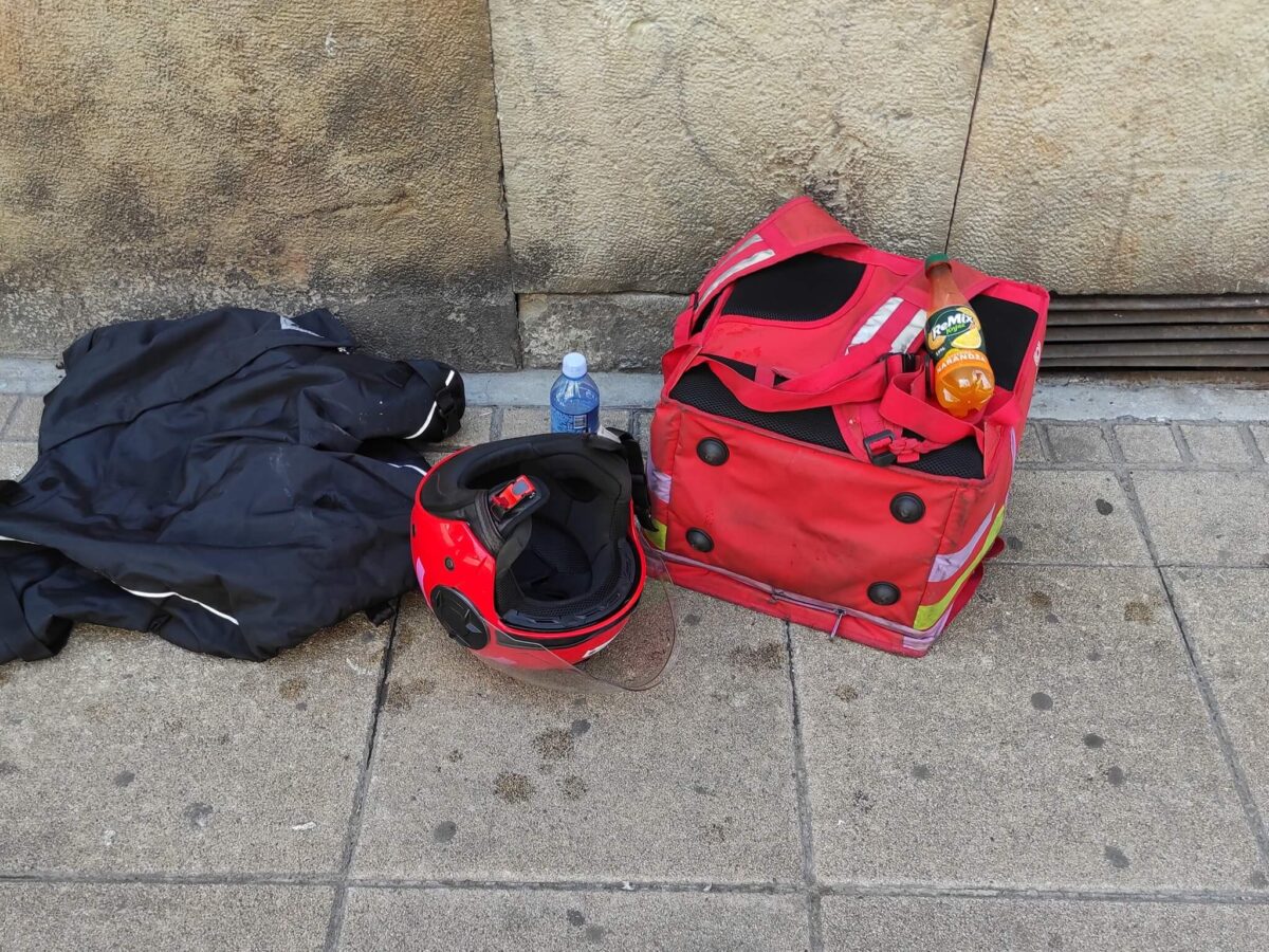 Dostavljač, saobraćajna nezgoda