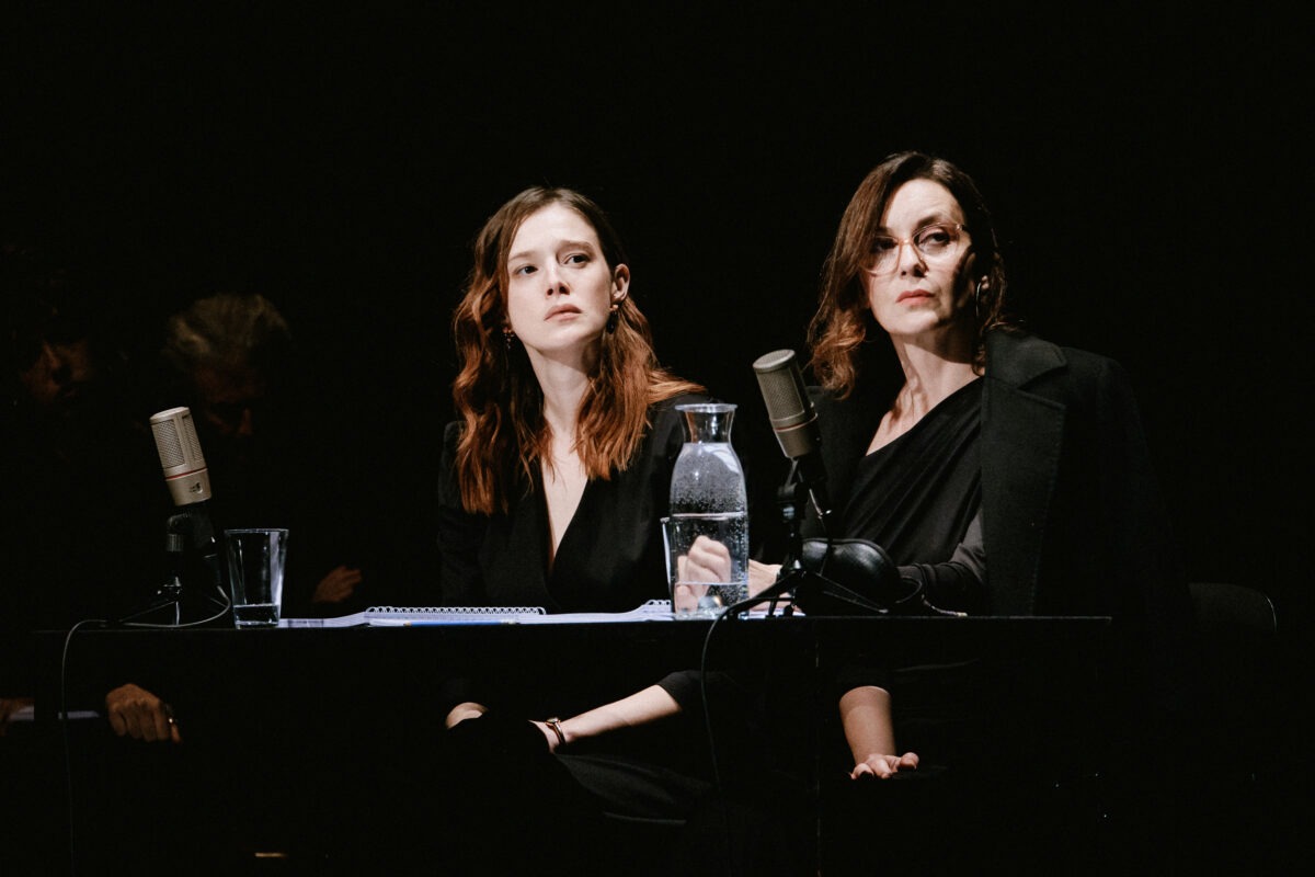 Milena Radulović i Nada Šargin u predstavi Proces Peliko; Foto_Nata Korenovskaia