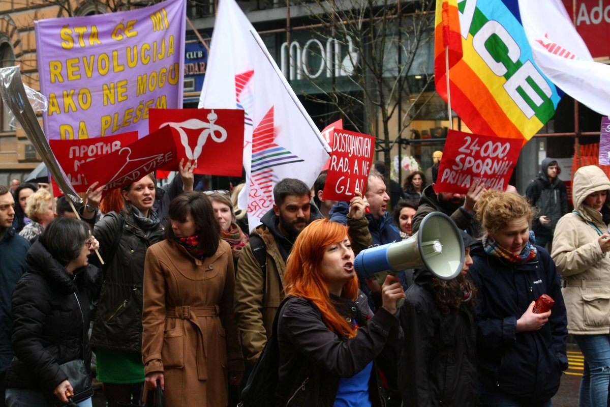 Osmomartovski marš 2017. godine; Foto: Marko Miletić