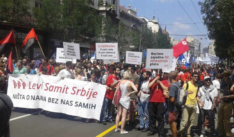 protest protiv zakona o radu