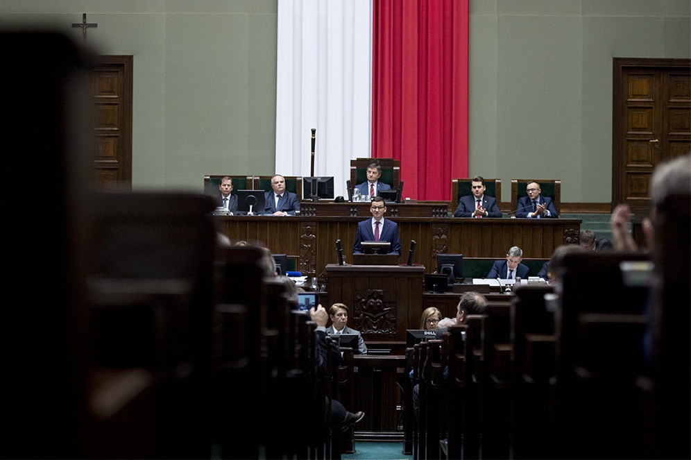 Ekspoze poljskog premijera Mateusa Moravickog; Foto: Kancelaria Premiera / Flickr