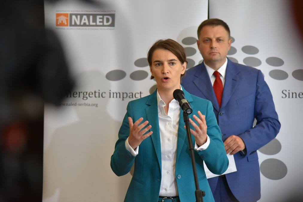 Radni ručak NALED-a i Vlade Srbije; Foto: Nacionalna alijansa za lokalni ekonomski razvoj (NALED) / Facebook