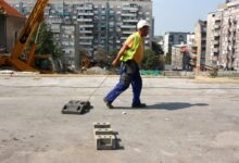 radnik na gradilištu