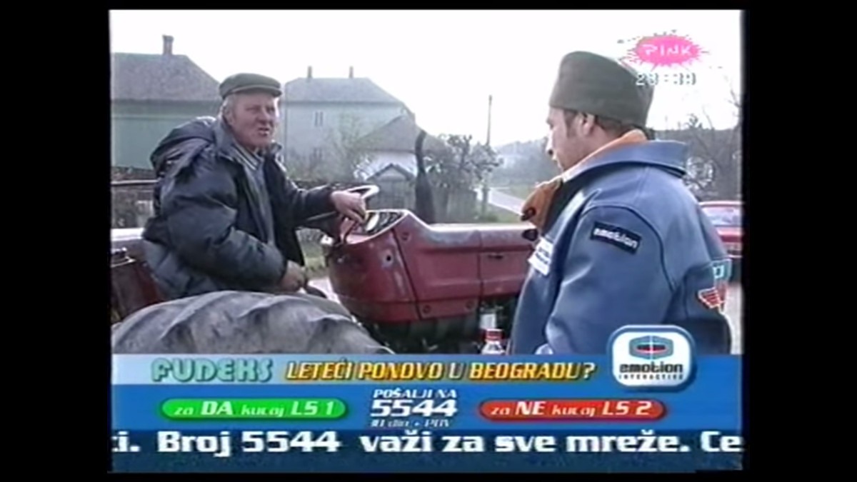 Leteći start, TV Pink; Snimak ekrana / youtube