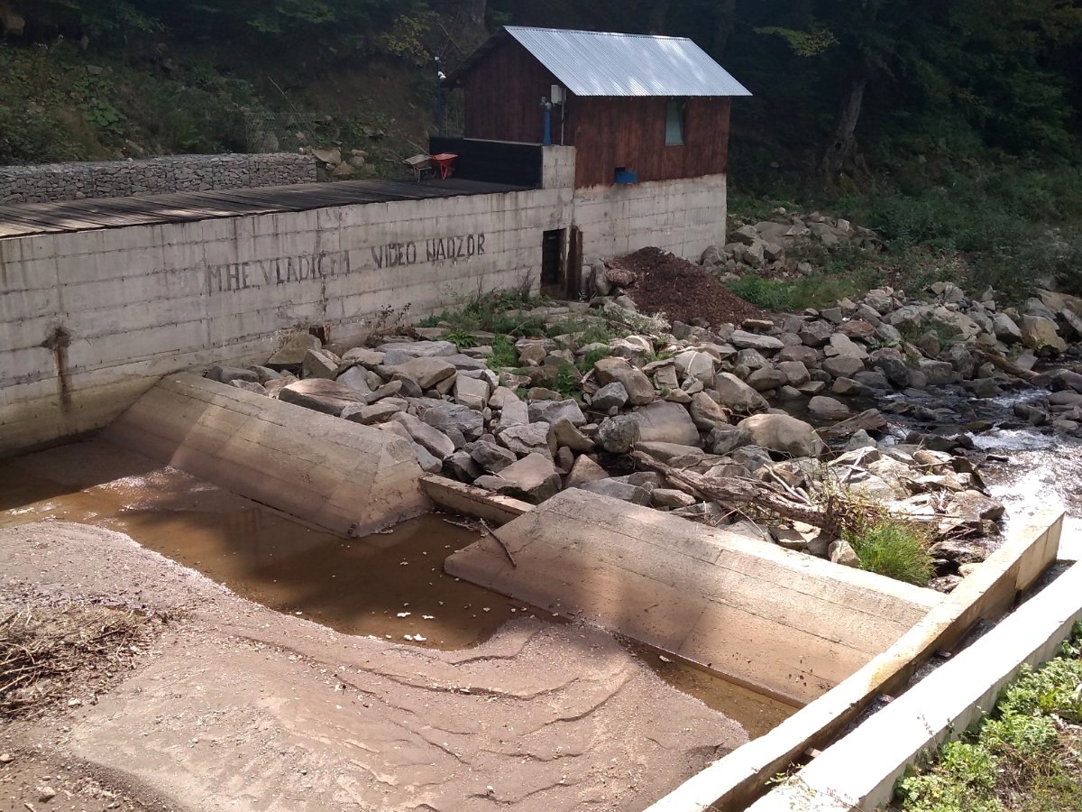 Jedna od mini hidroelektrana u opštini Raška