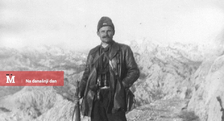 Narodni heroj Sava Kovačević, komandant Nikšićkog odreda, na položaju kod Crkvica 1941. godine 