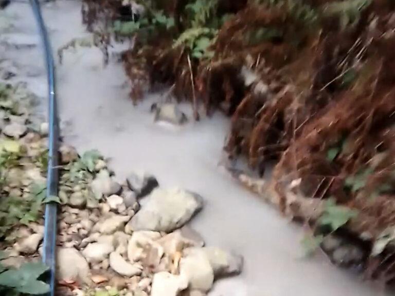 Snimak Dumitrovog potoka po tvrdnji RIS-a; Izvor: Snimak ekrana, Fejsbuk stranica Odbrana reke Mlave