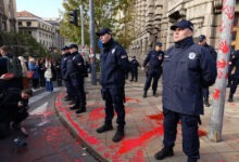 Protest u Beogradu; Foto: Mašina