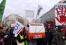 Protest radnika GSP-a i studenata