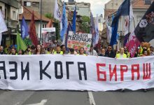 Protest studenata u Beogradu Foto: Mašina