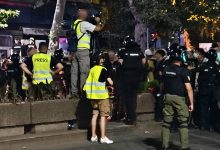 Novinari tokom protesta 28. juna