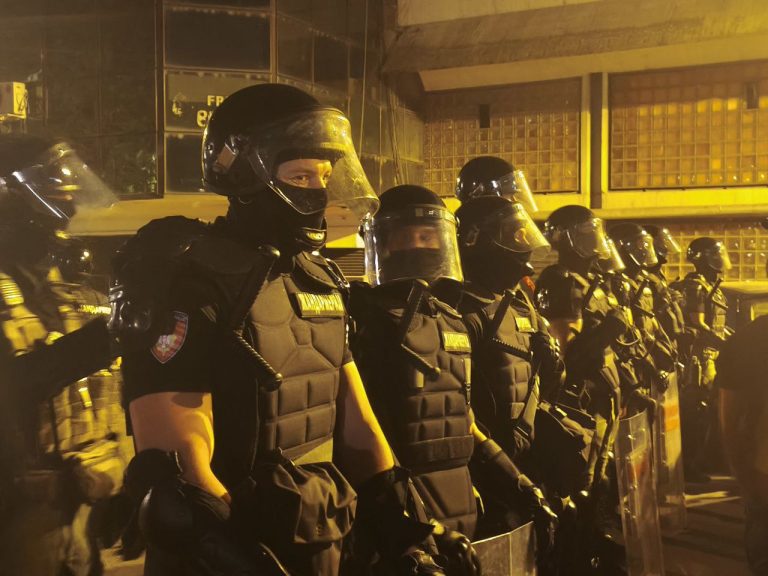 policija na protestima