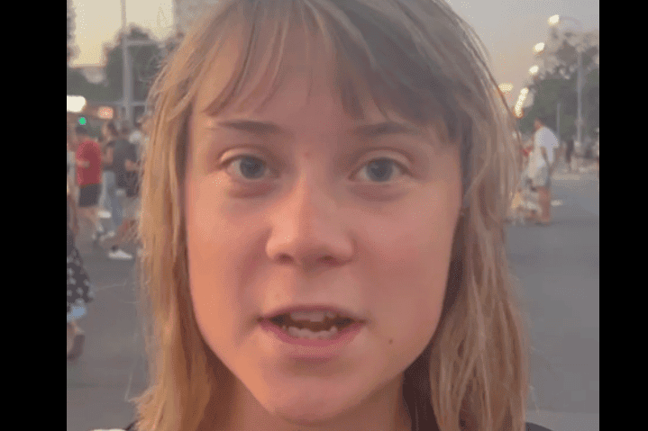 Greta Tunberg govori za Mašinu