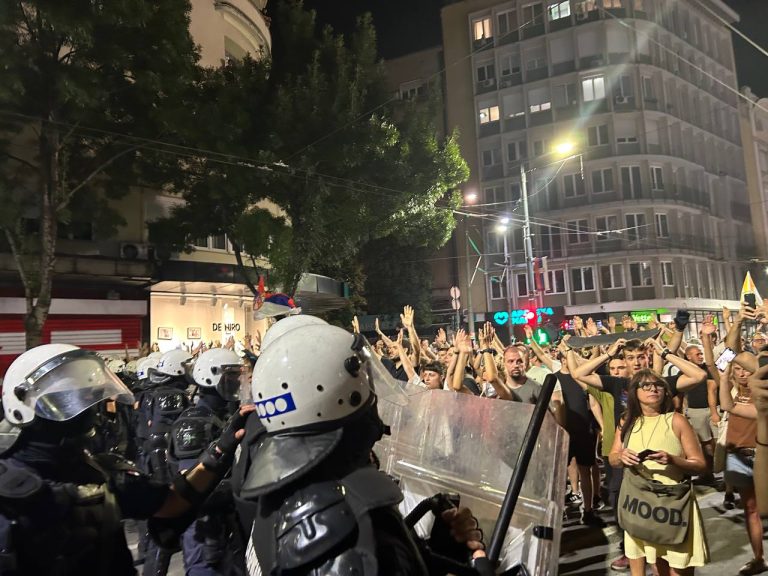 Protest u Beogradu