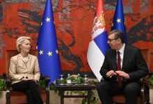 Ursula fon der Lajen i Aleksandar Vučić