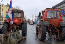 Traktori na protestu, Sretenje 2025