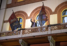 Vladan Đokić na terasi Rektorata