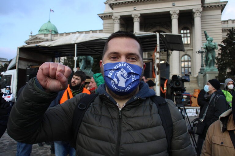 Miran Pogačar, predsednik Udruženja radnika na internetu; Foto: Marko Miletić / Mašina