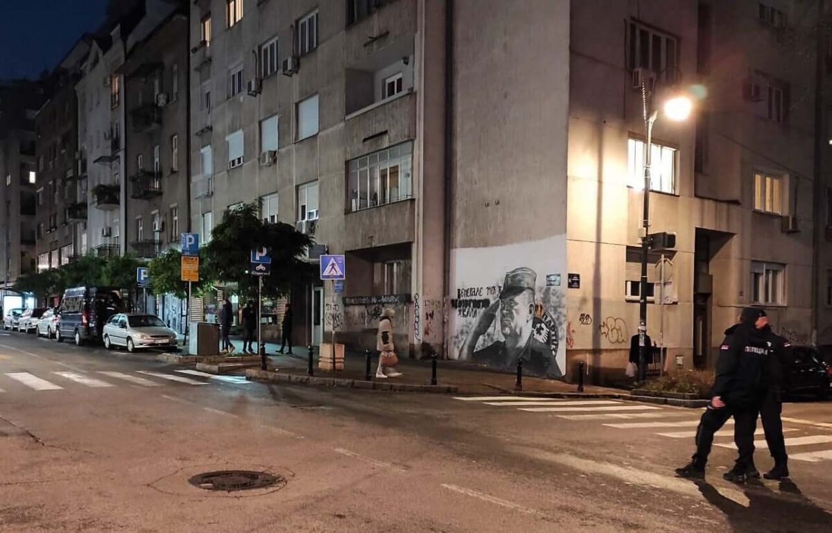 Mural posvećen Ratku Mladiću