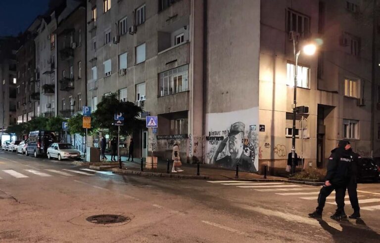 Mural posvećen Ratku Mladiću