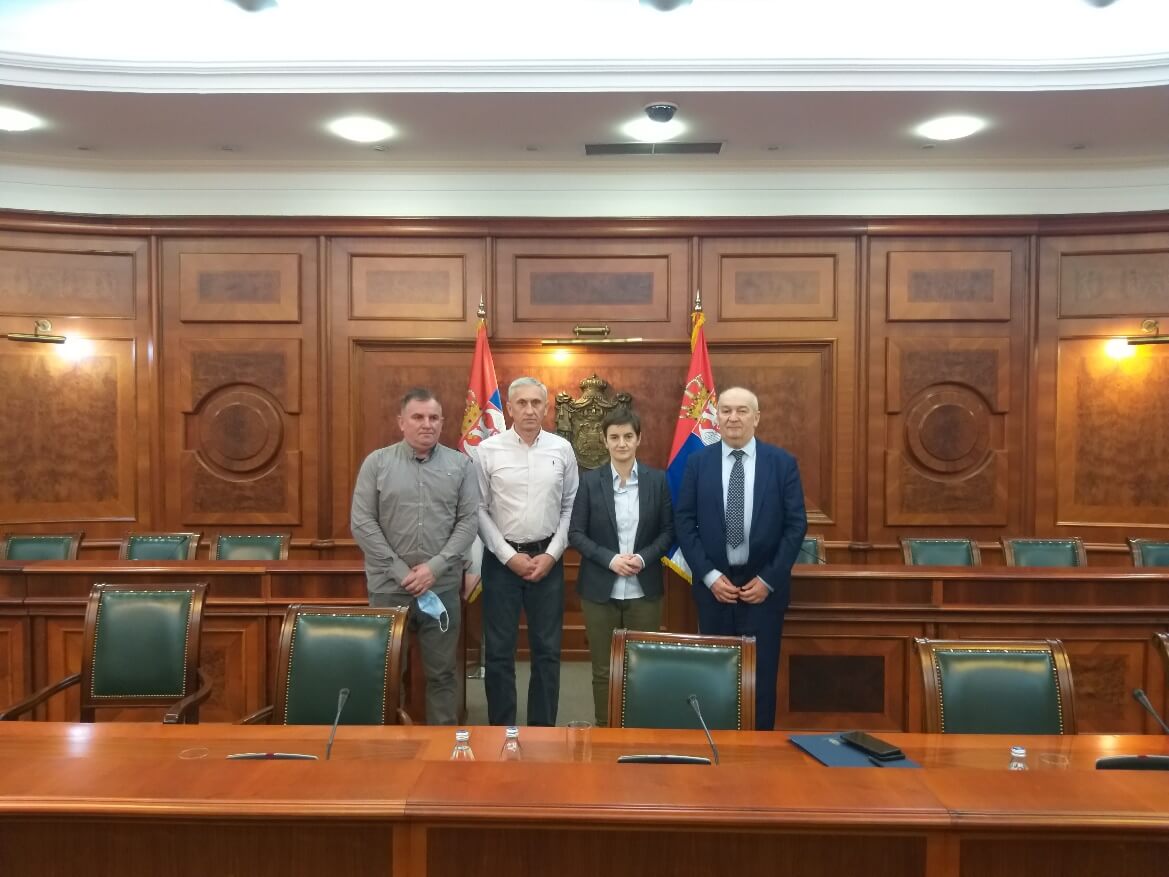 Predstavnici SSSS-a sa premijerkom Anom Brnabić