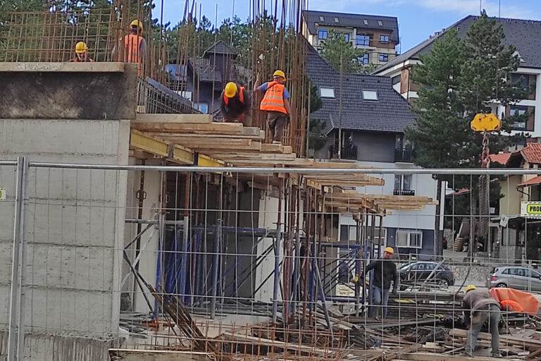 građevinski radnici