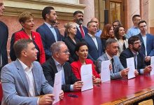 Potpisivanje Dogovora do pobede u Narodnoj skupštini