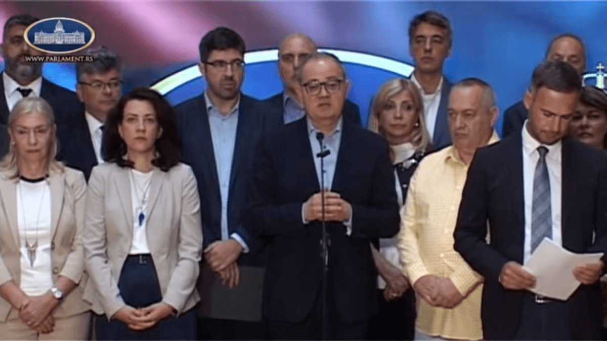 Konferencija za medije opozicionih stranka