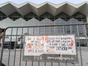 Protest u Novom sadu, 17. novembar; Foto: Mašina