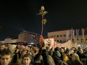 Foto: građani u protestu