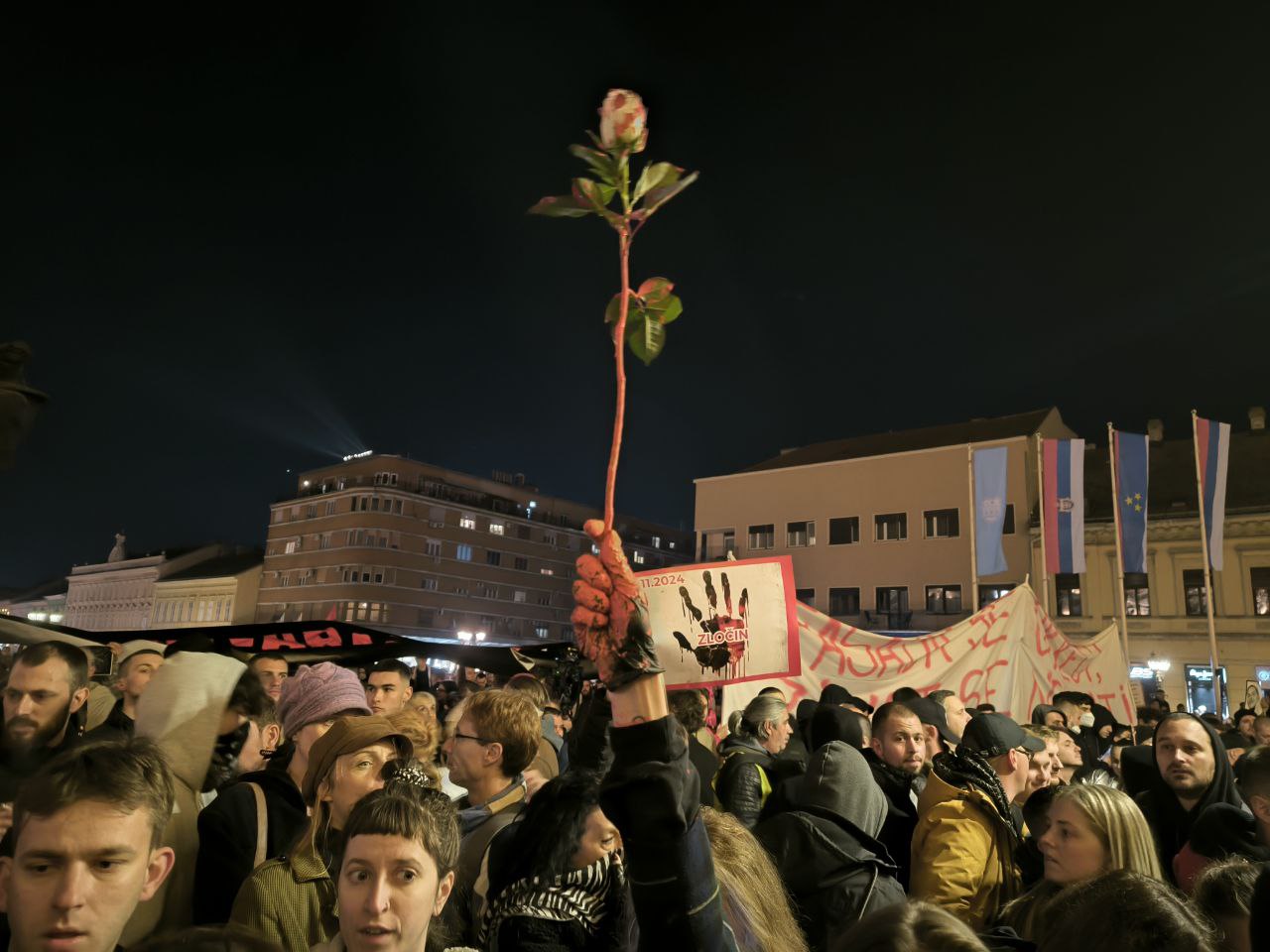 Foto: građani u protestu