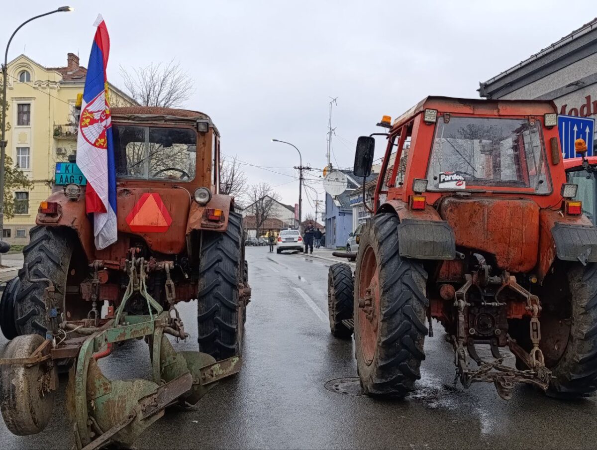Traktori na protestu, Sretenje 2025