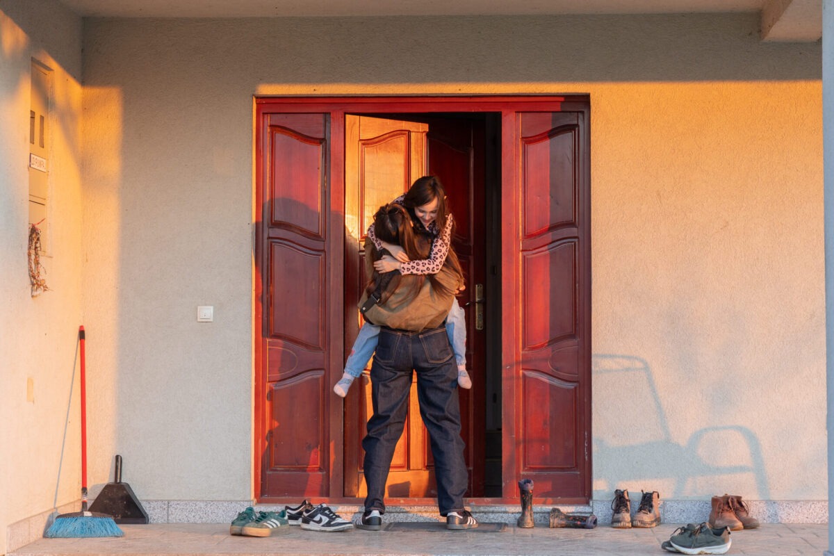 Početak radnog dana na gazdinstvu porodice Kokanović