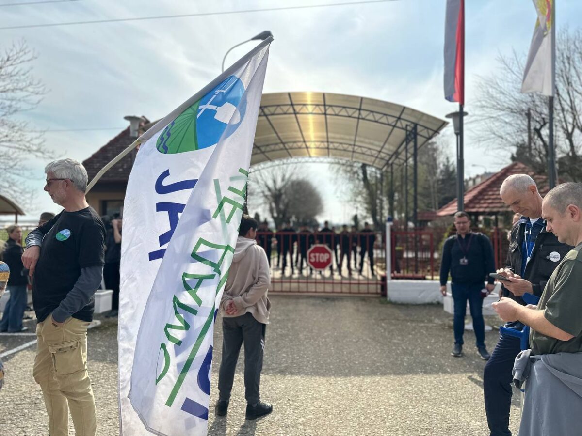 Skup podrške Zlatku Kokanoviću u Šapcu; Foto: Mašina.